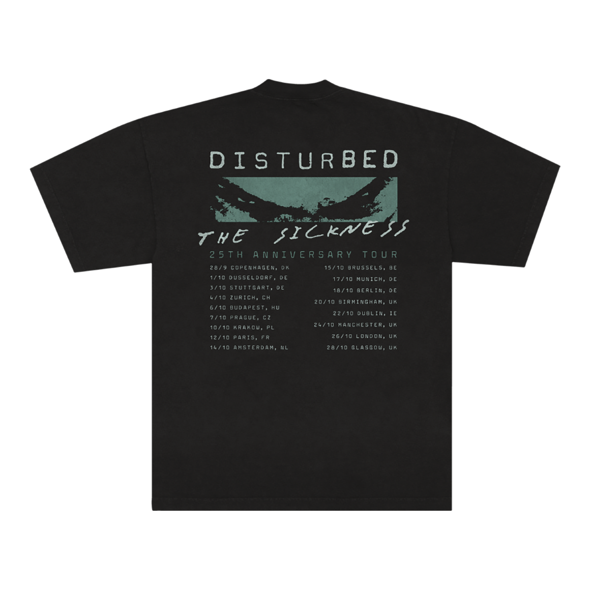 Disturbed The Sickness Album Tour T-Shirt