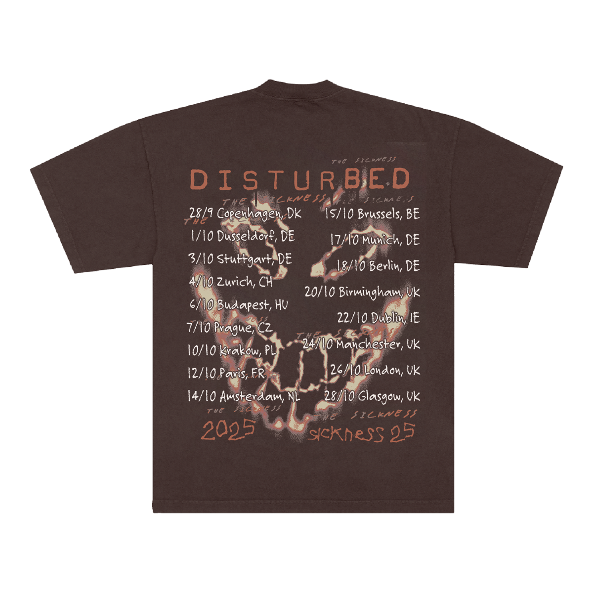 Stupify The Sickness 25 Tour T-Shirt