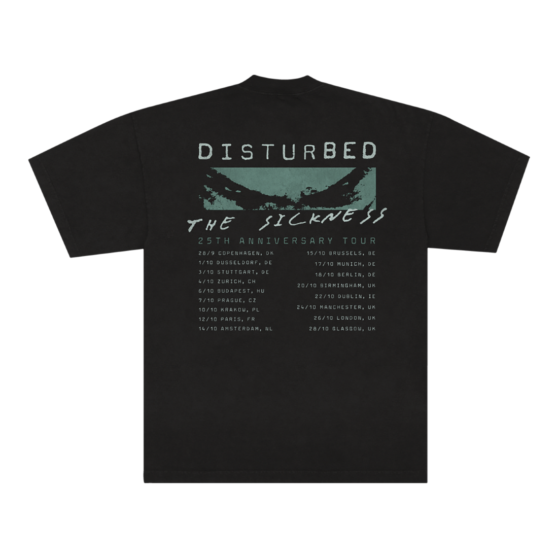 Disturbed The Sickness Album Tour T-Shirt