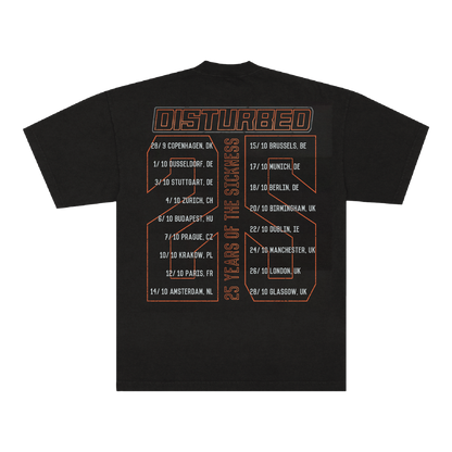 The Sickness Chains 25 Tour T-Shirt
